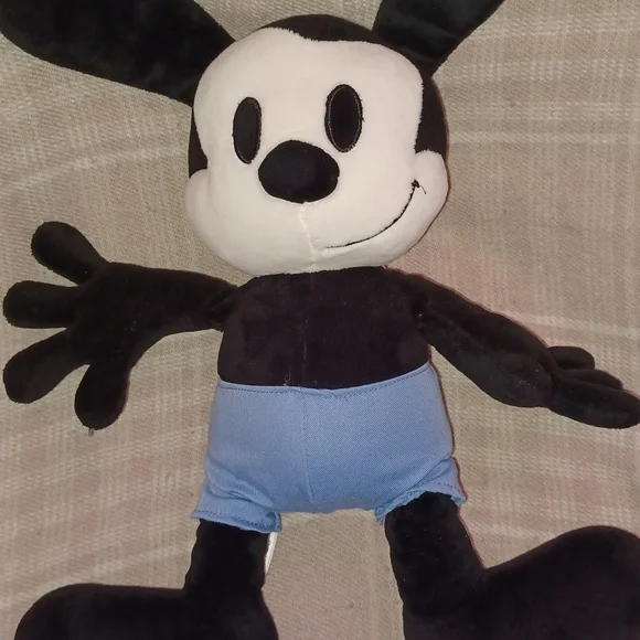 DISNEY OSWALD THE LUCKY RABBIT 17" SOFT PLUSH STUFFED. WILL MAKE A GREAT GIFT!! - Picture 6 of 6